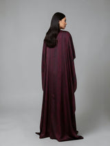 IMPERIAL WINE SILK KAFTAN