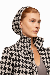 Houndstooth Wool Turbini