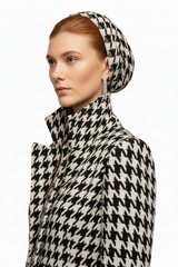 Houndstooth Wool Turbini