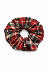 Tartan Plaid Oversized Scrunchie