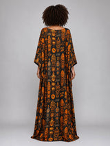 OBSIDIAN HERITAGE SILK KAFTAN
