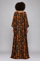 OBSIDIAN HERITAGE SILK KAFTAN