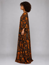 OBSIDIAN HERITAGE SILK KAFTAN