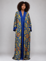 Blue Mosaic Luxe Kimono