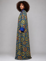 Blue Mosaic Luxe Kimono
