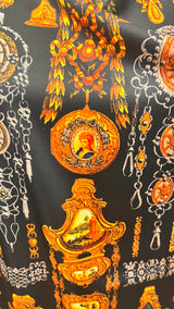 OBSIDIAN HERITAGE SILK KAFTAN
