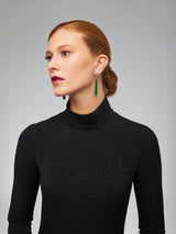 Classic Black A-line Maxi Dress