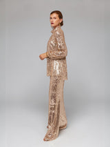 Gold Sequin Blouse