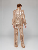 Gold Sequin Blouse
