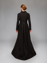 Obsidian Matelassé Opera Coat