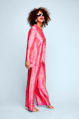 Rose Pink Silk Tunic