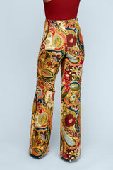 Paisley Party Flare Pants