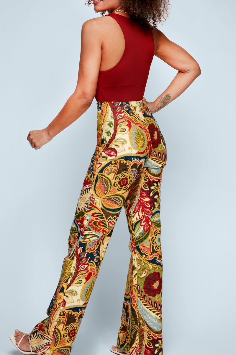 Paisley Party Flare Pants