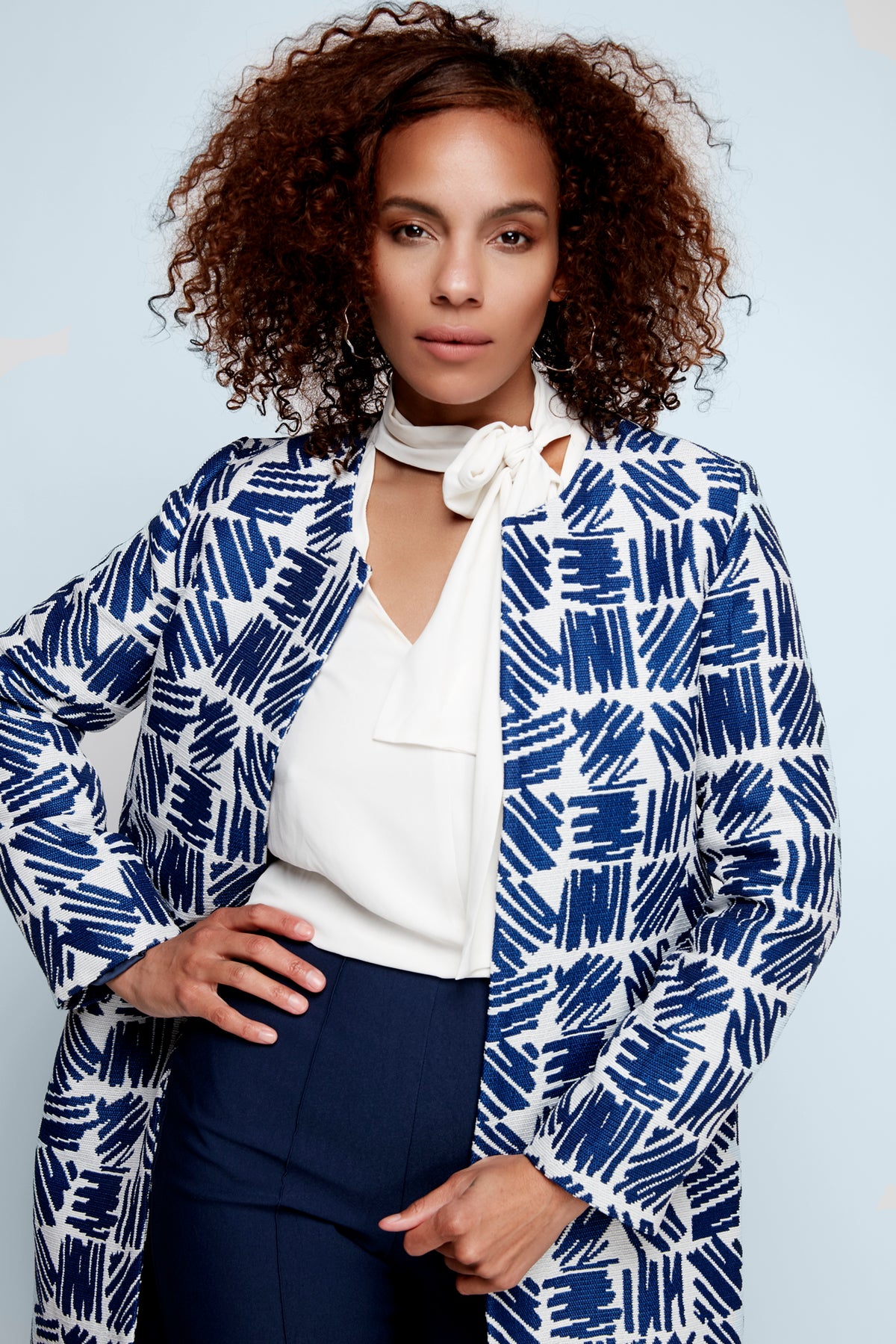 Graffiti Blue Jacket