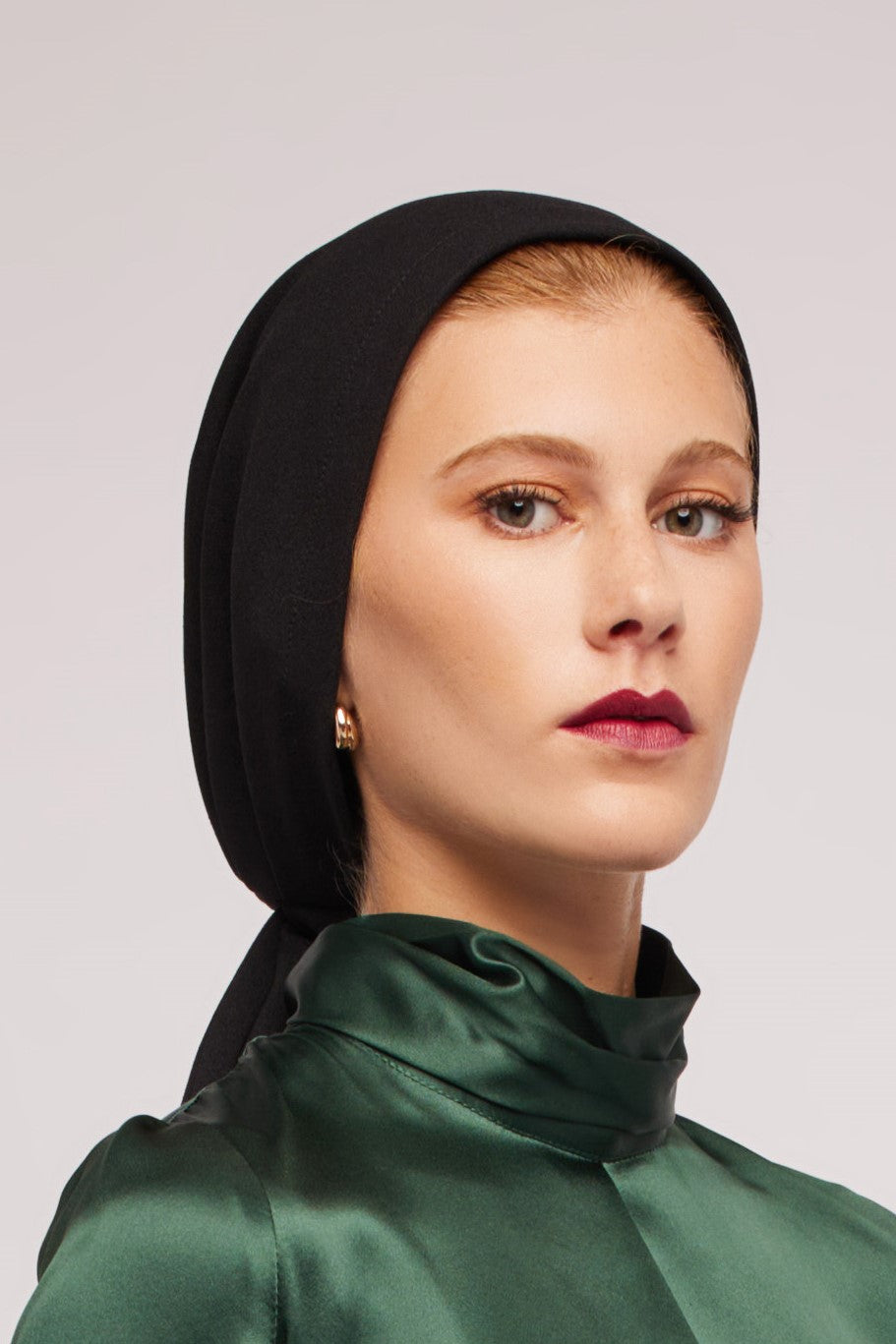 Black Crepe Turbana