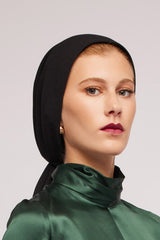 Black Crepe Turbana