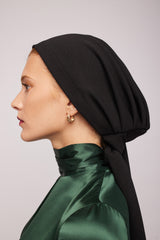 Black Crepe Turbana