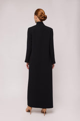 Classic Black Maxi Coat