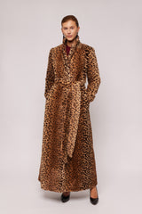 Leopard Faux Fur Coat