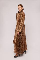 Leopard Faux Fur Coat
