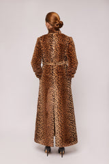 Leopard Faux Fur Coat