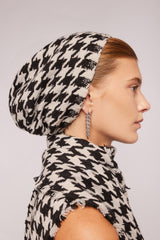 Houndstooth Wool Turbini