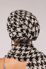Houndstooth Wool Turbini