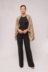 Gold Sequin Bolero Sleeves