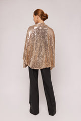 Gold Sequin Bolero Sleeves