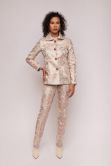 Rose Duchesse Brocade Jacket