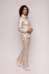 Rose Duchesse Brocade Jacket