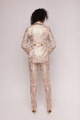Rose Duchesse Brocade Jacket