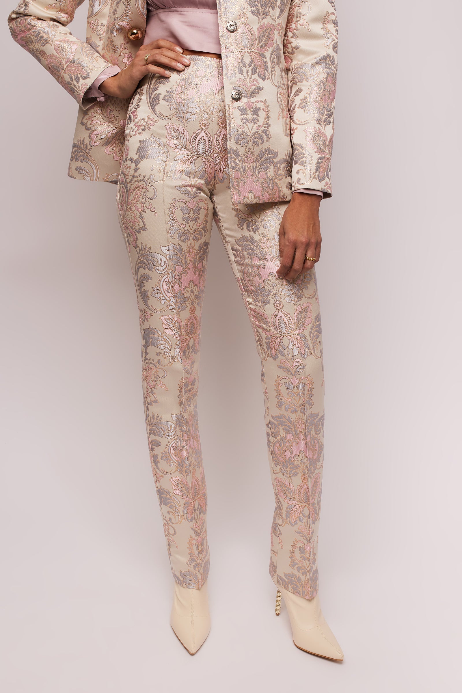 Rose Duchess Brocade Pants – ALBANA New York
