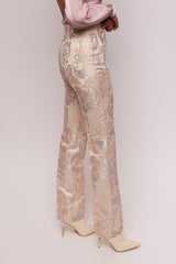 Rose Duchess Brocade Pants