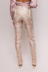 Rose Duchess Brocade Pants