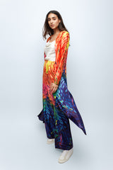 Silky Brushstrokes Printed Pants