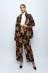 Fall Leaves Wide Leg Pants