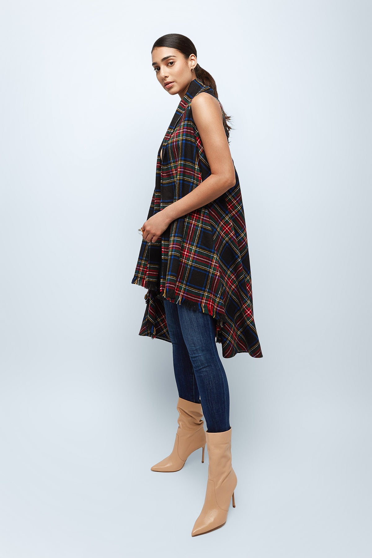 Tartan Green Vest