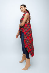 Tartan Red Vest