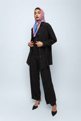 Crepe Wide Leg Pants