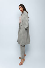 Relaxed Fit Plaid Pants