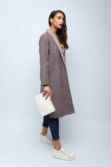 Pink/Grey Hashtag Coat