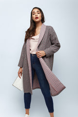 Pink/Grey Hashtag Coat